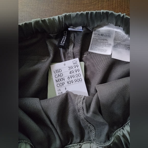 Satin Cargo Pants - Picture 3 of 3